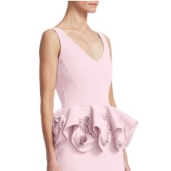 chiara boni peplum dress